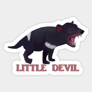 Tassie Devil Sticker